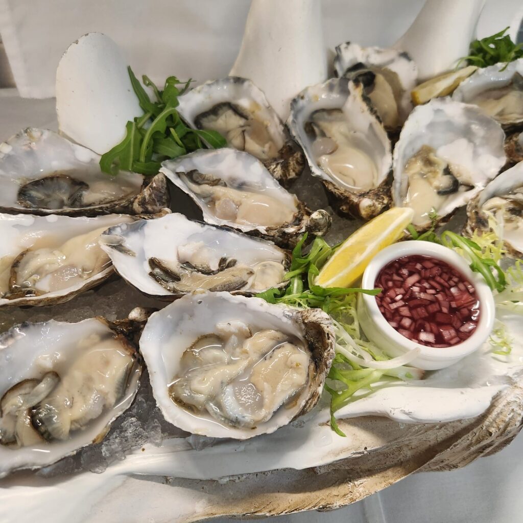 oyster & seafood bar menu