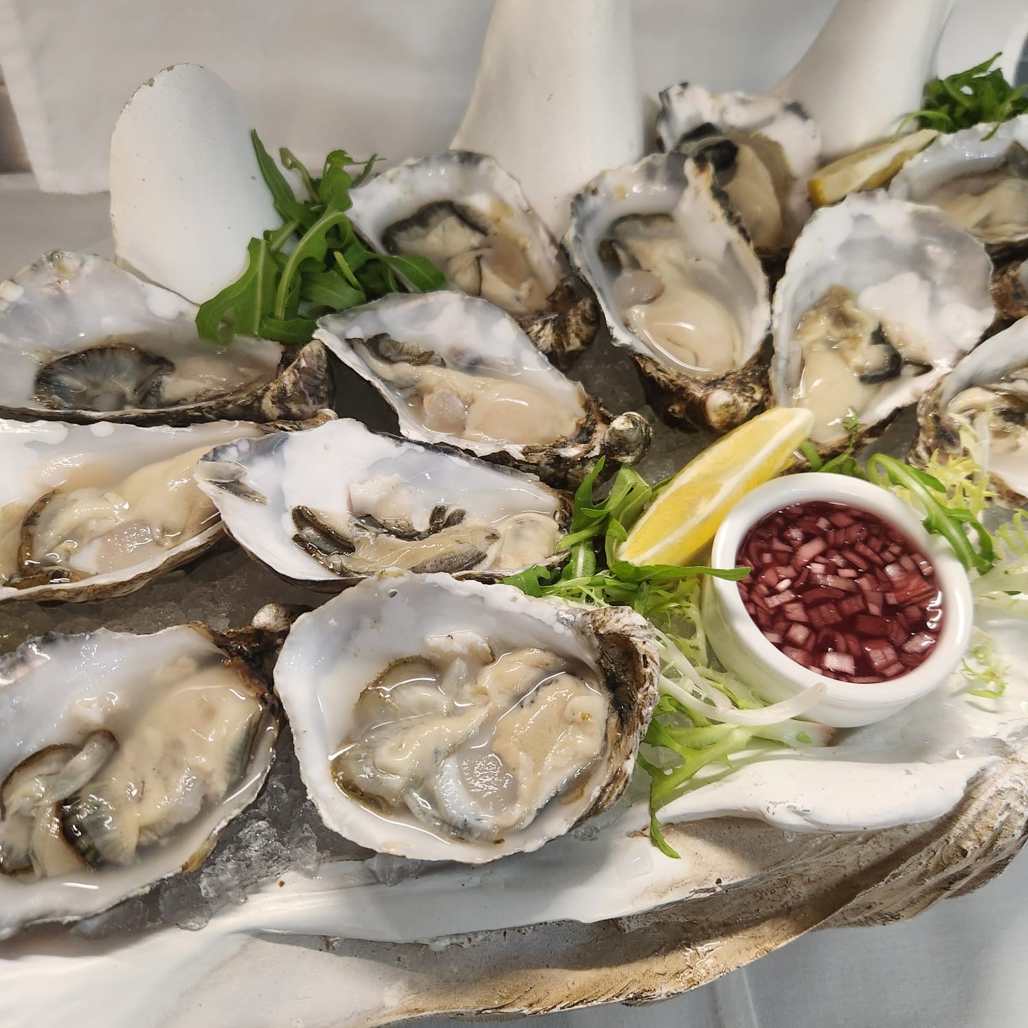 oyster & seafood bar menu