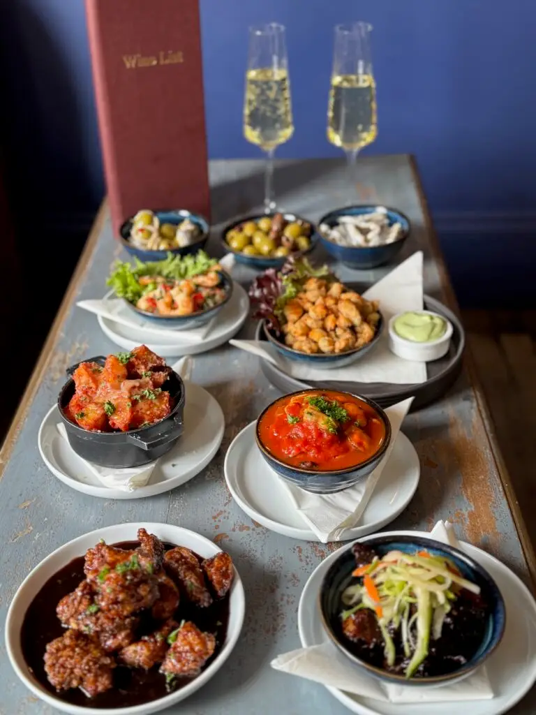 Essex Oyster Co seafood platter, plated up and ready to eat.